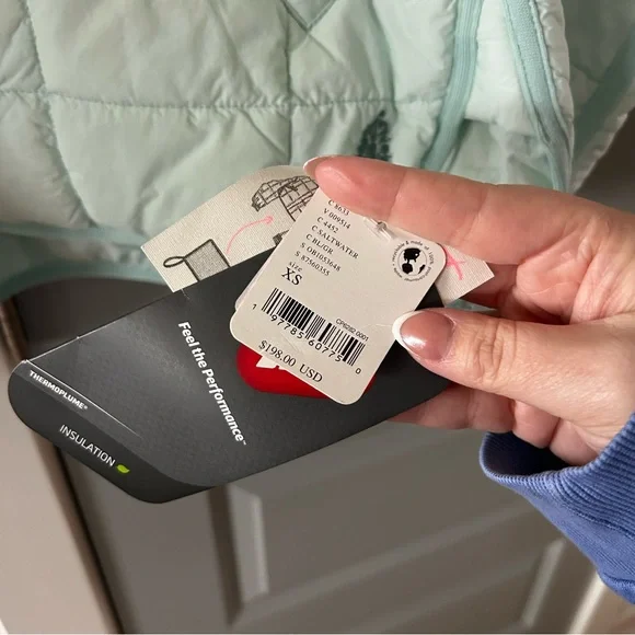 NWT Free People Pippa Packable Puffer Jacket Saltwater - Picture 4 of 5